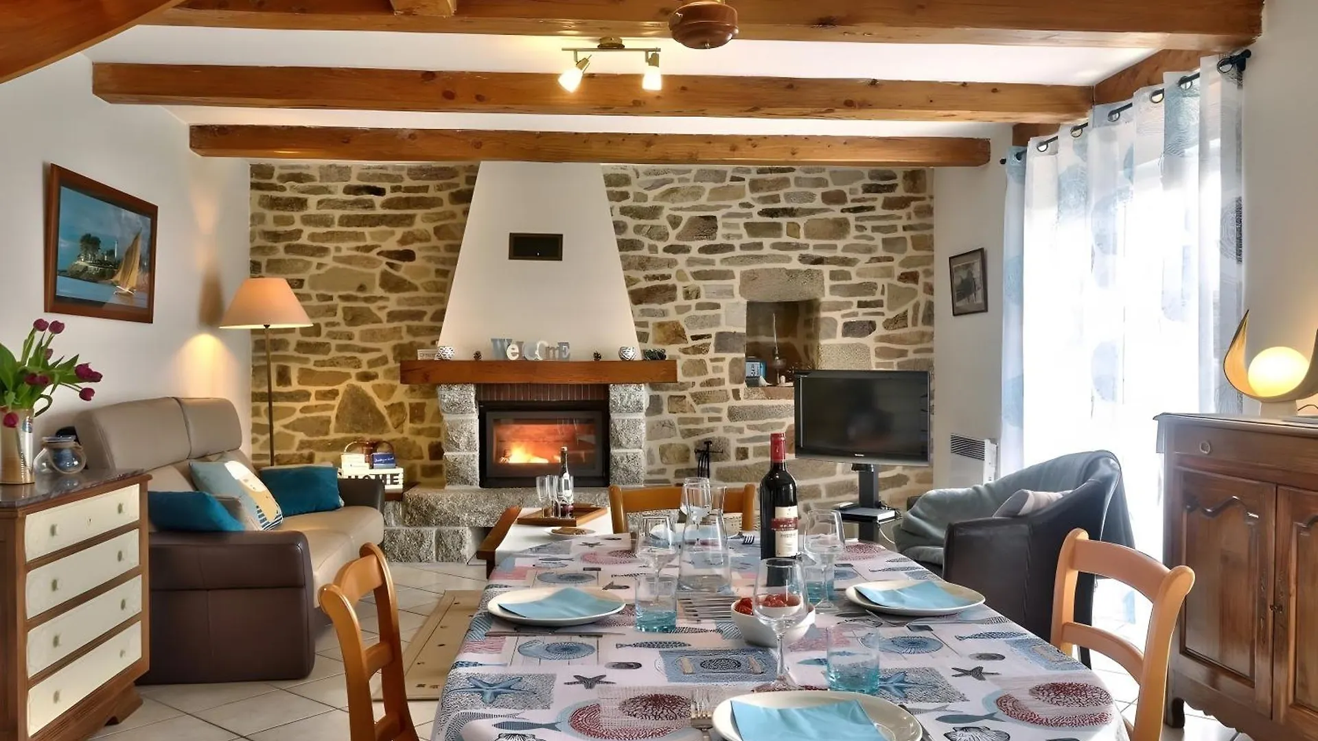 Hétvégi ház Maison Independante Au Calme Mahalon